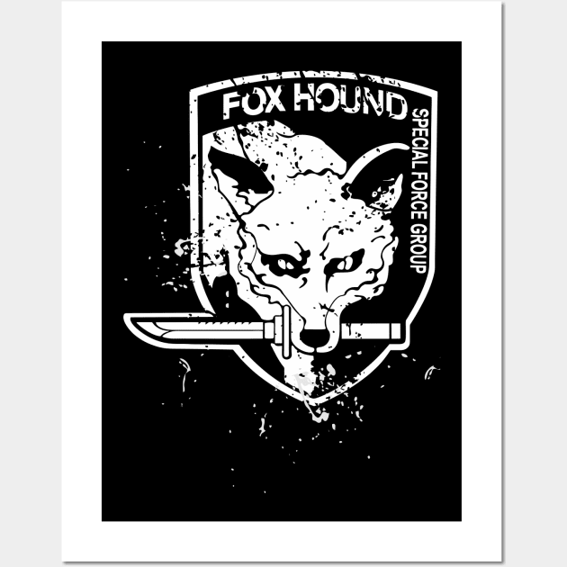 fox grunge hound Wall Art by zildiankarya